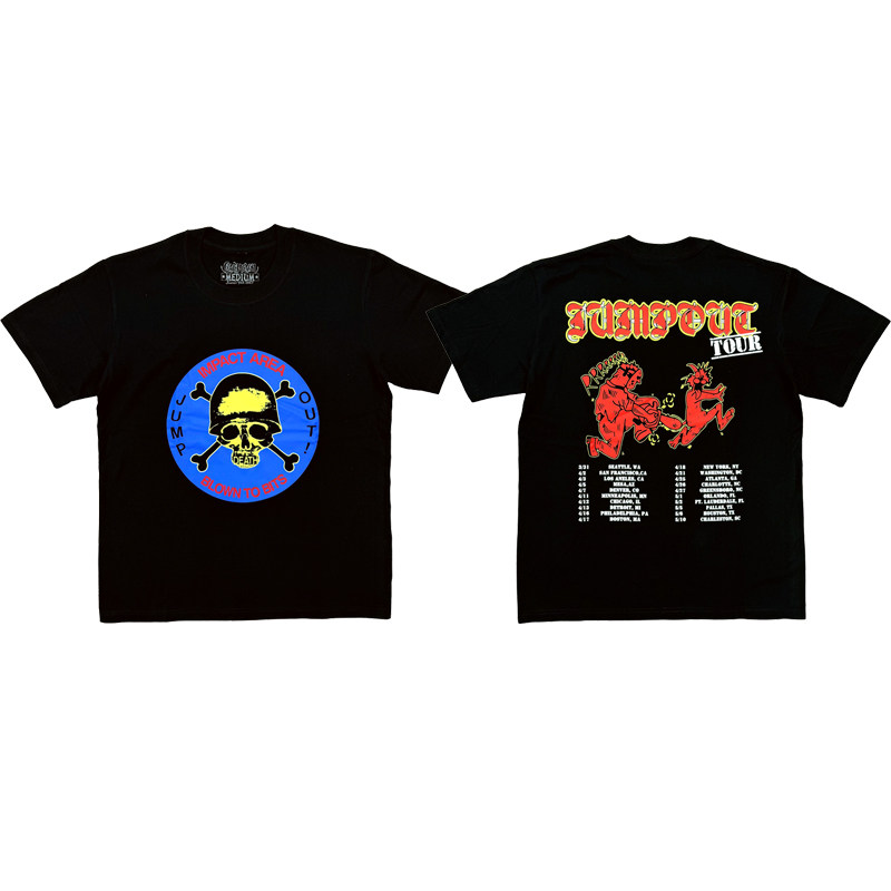 KK11 Osamason Jump Out Tour Skull Tee venue limited short-sleeved T-shirt