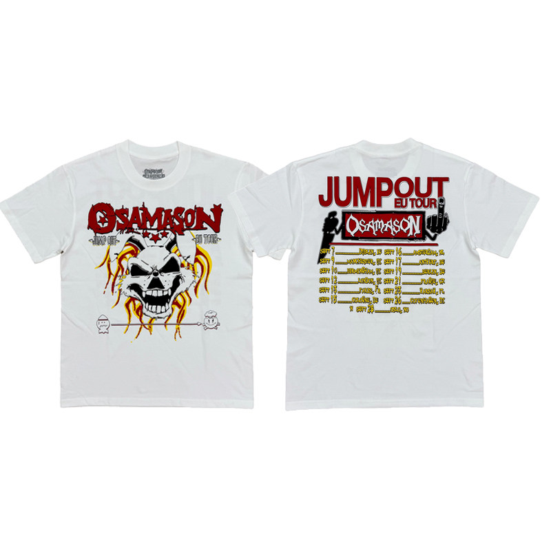OSAMASON JUMPOUT TOUR MERCH TEE venue limited printed short-sleeved T-shirt
