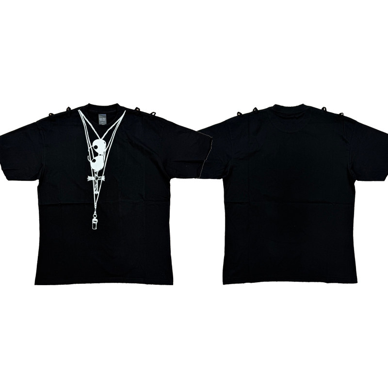 Number nine06Welcome To The Shadow Necklace Cross Tee Short Sleeve T-Shirt