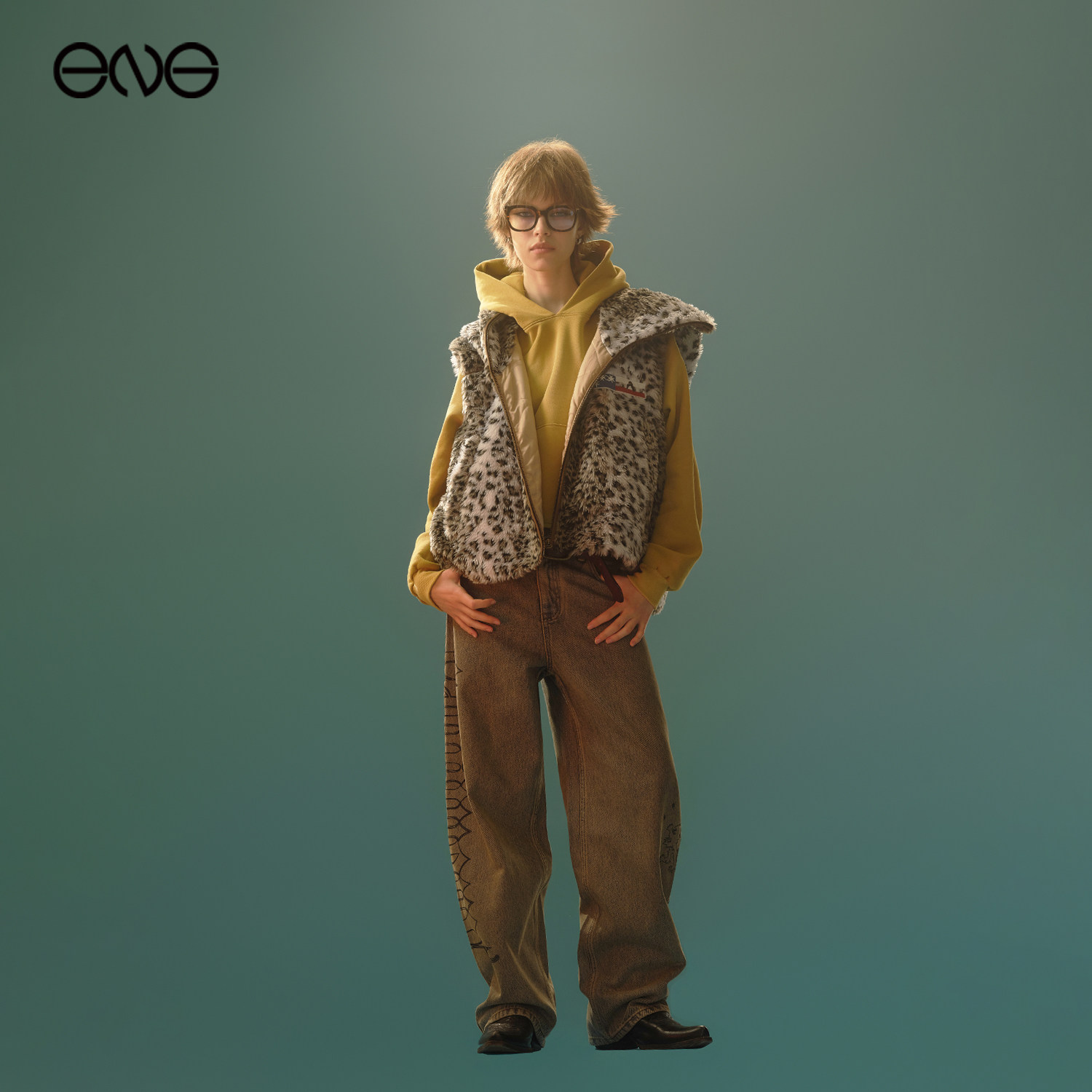 【ENG】Anomalies Department 仿豹纹刺绣马甲上衣男女新品25冬,淘宝优惠券,粉丝福利购,淘宝优惠卷