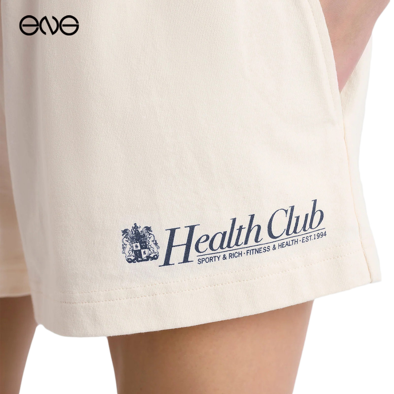 【ENG】Sporty & Rich Lion Health Disco休闲运动短裤女新品25秋,淘宝优惠券,粉丝福利购,淘宝优惠卷