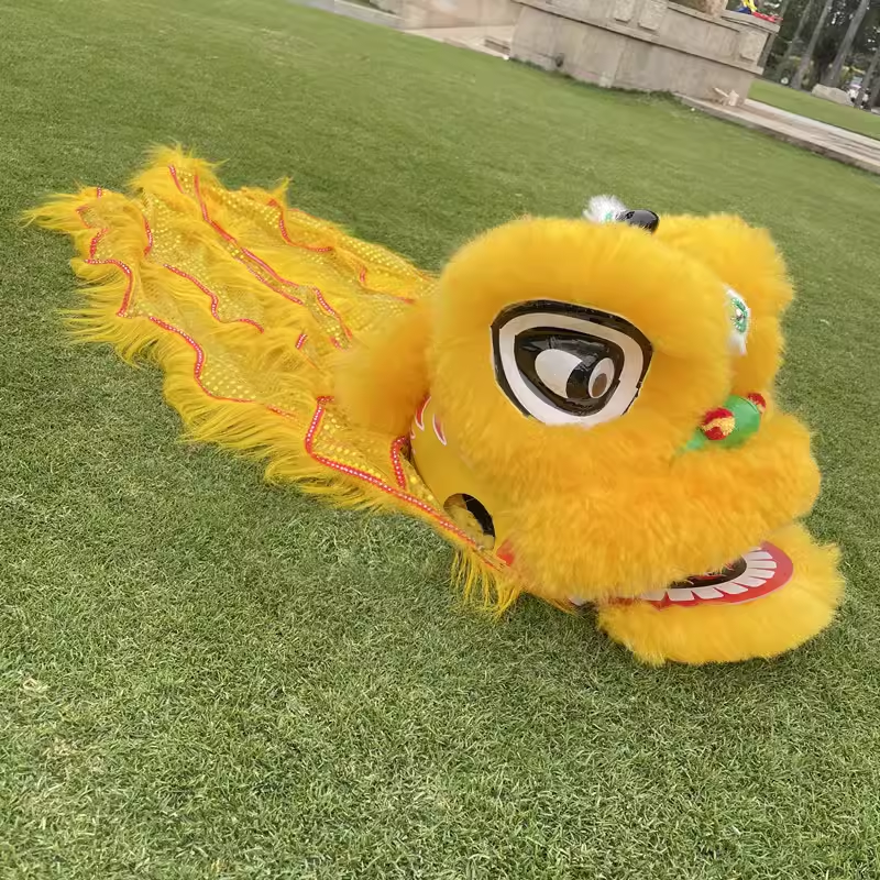 儿童羊毛舞狮醒狮6寸9寸小孩传统表演学校整套套装耐摔全套礼物,淘宝优惠券,粉丝福利购,淘宝优惠卷