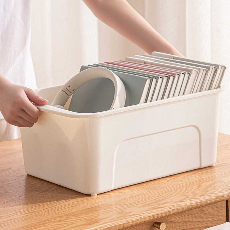 可移动带轮桌下杂物收纳筐桌面杂物收纳盒办公室包包收纳架书本收,淘宝优惠券,粉丝福利购,淘宝优惠卷