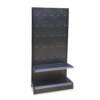 Black thickened supermarket hole board shelf multi-layer camping equipment storage internet celebrity household rack