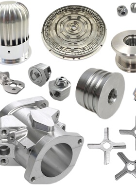 cnc机加工铝合金数控车床锣金属塑料ABS精密机械零件订制手板模型