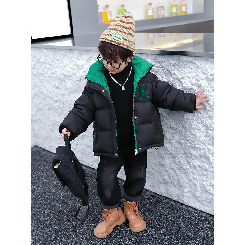儿童羽绒服男童冬装保暖外套2025新款韩范小童宝宝加厚白鸭绒棉袄,淘宝优惠券,粉丝福利购,淘宝优惠卷