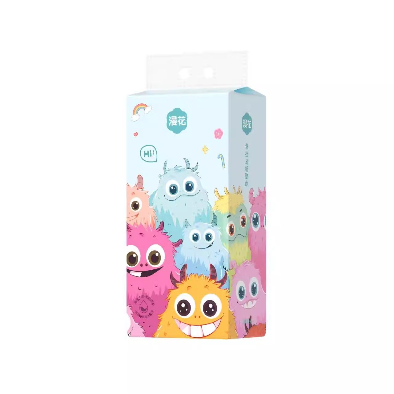 漫花11大提小怪兽卡通卫生纸1000张加厚四层餐巾纸悬挂式抽纸,淘宝优惠券,粉丝福利购,淘宝优惠卷