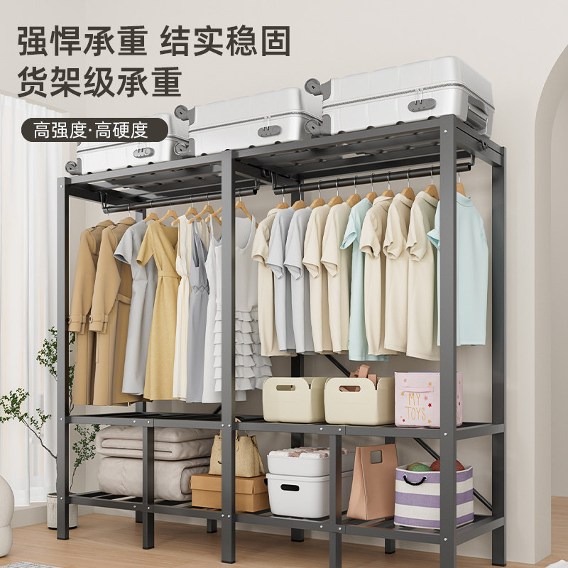 布衣柜卧室家用免安装折叠2024新款爆款出租房用全钢架结实耐用,淘宝优惠券,粉丝福利购,淘宝优惠卷