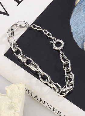 情侣款纯银简约百搭免费刻字手链