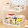 Household dining table water cup storage rack to organize tea cups in layers