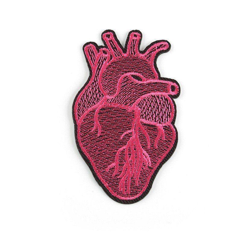 服装辅料绣花标章DIY徽章电脑背胶刺绣布标布贴补丁贴标绣心脏仔,淘宝优惠券,粉丝福利购,淘宝优惠卷