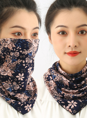 女围脖百搭护颈韩版春秋冬季