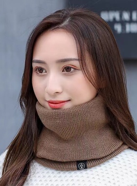 围脖女护颈脖套防寒保暖秋冬季脖子男士套头防风骑行户外加厚加绒