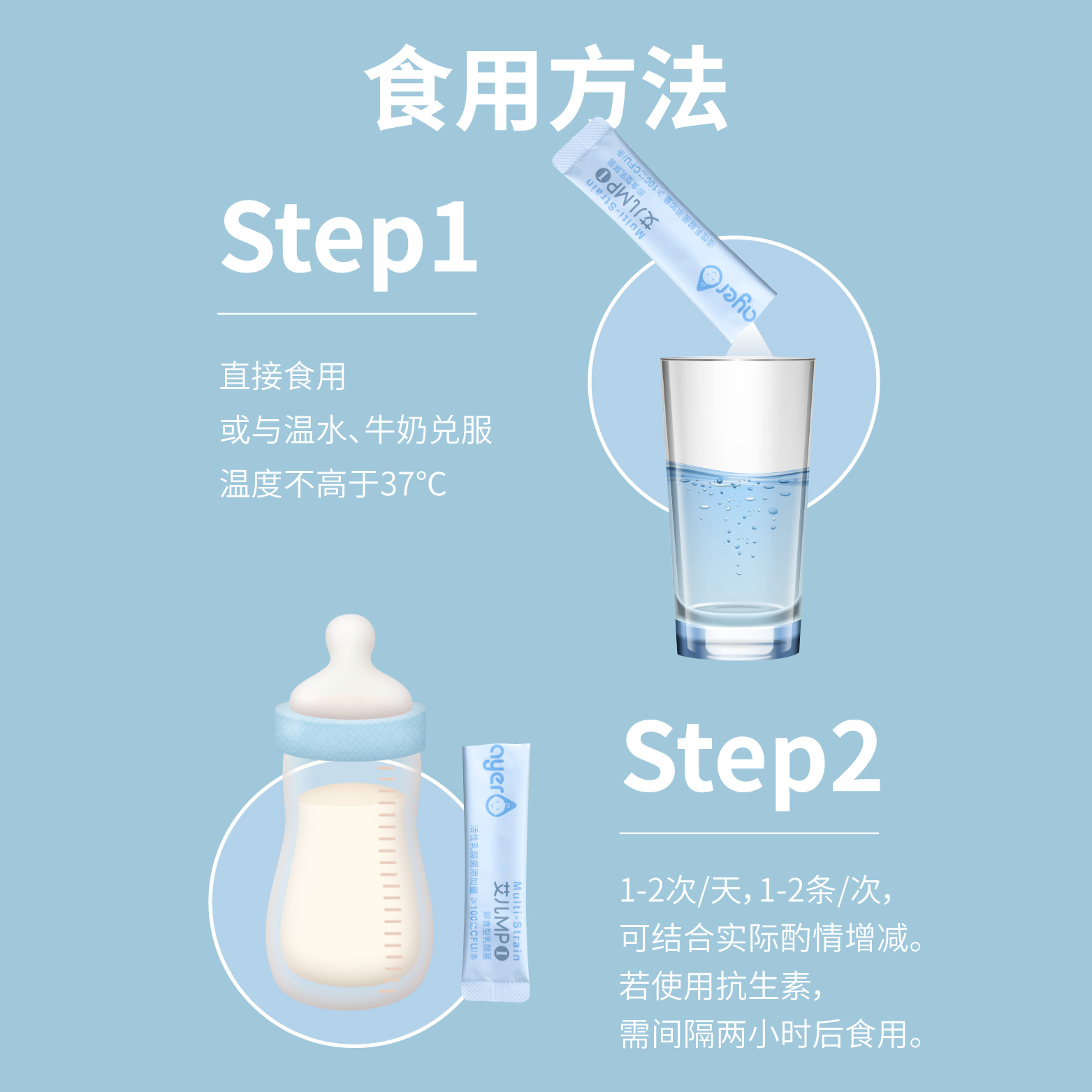 ayer艾儿MP1即食型乳酸菌 多种进口菌株BB-12、CECT5716、LGG等 - 图3