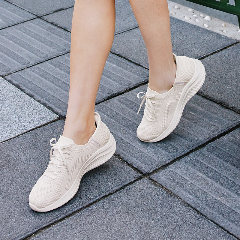 闪穿鞋Skechers斯凯奇春夏女士一脚蹬健步鞋网面透气休闲妈妈鞋,淘宝优惠券,粉丝福利购,淘宝优惠卷
