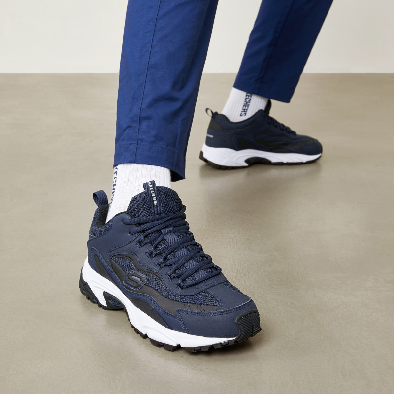 Skechers斯凯奇新款复古撞色老爹鞋男子户外徒步休闲运动鞋51918,淘宝优惠券,粉丝福利购,淘宝优惠卷