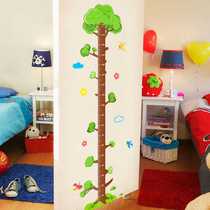 Baby Childrens body high walls close-fitting high sticker Removable child Measure cartoon stickers Home Self-adhesive