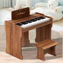 Strength Factory Wooden Children Piano Electronic Organ can play beginner girls baby boy toy 37 key 25