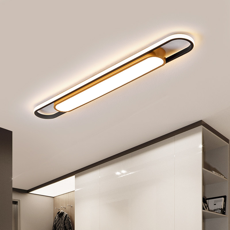 超薄走廊过道灯吸顶灯现代简约LED长条卧室阳台灯入户玄关灯具,淘宝优惠券,粉丝福利购,淘宝优惠卷