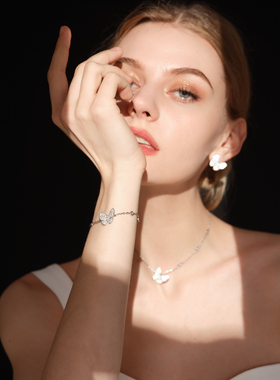 BELLEBIANCA蝴蝶锁骨链