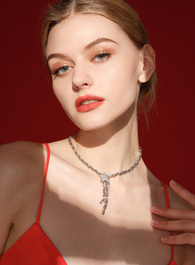 BELLEBIANCA星梦奇缘流苏项链 轻奢优雅小众感设计锁骨链