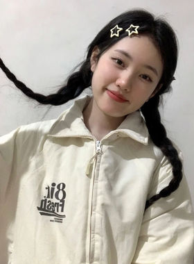 ins星星对夹波点星五角星bb夹卡碎发元气少女发夹公主刘海夹发卡