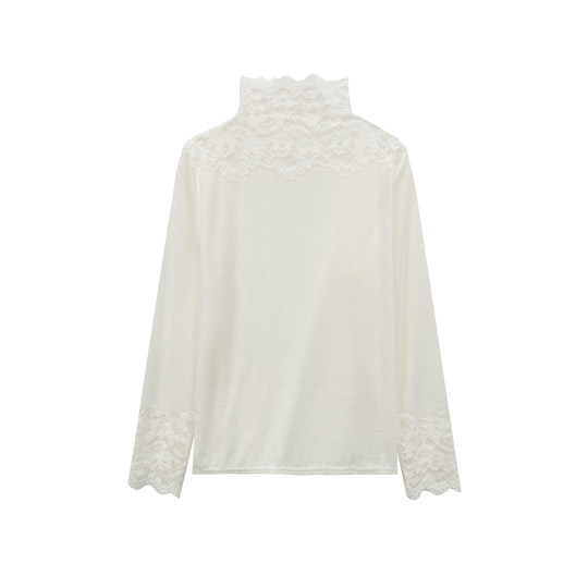 Pair it with a must-have~ Chic long-sleeved lace bottoming shirt