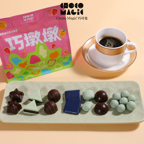 ChocoMagic巧可曼清凉薄荷味巧克力豆麦丽素丑墩墩黑巧纯可可脂 - 图3