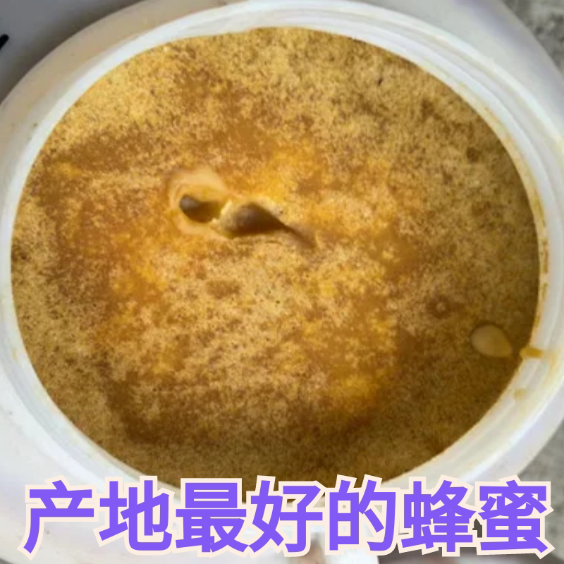 秦岭深山土蜂蜜纯正天然野生成熟正宗百花蜜结晶蜜农家产药蜜礼盒