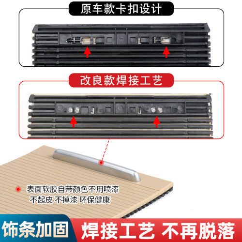 适用大众迈腾中央扶手箱盖板B6 B7L CC中控杂物箱盖子水杯架拉帘 - 图2