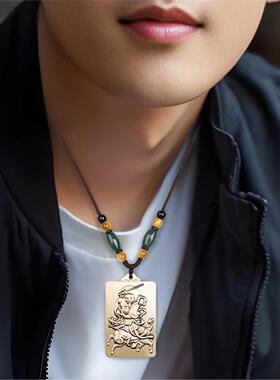 道家黄铜雷祖吊坠九天应元