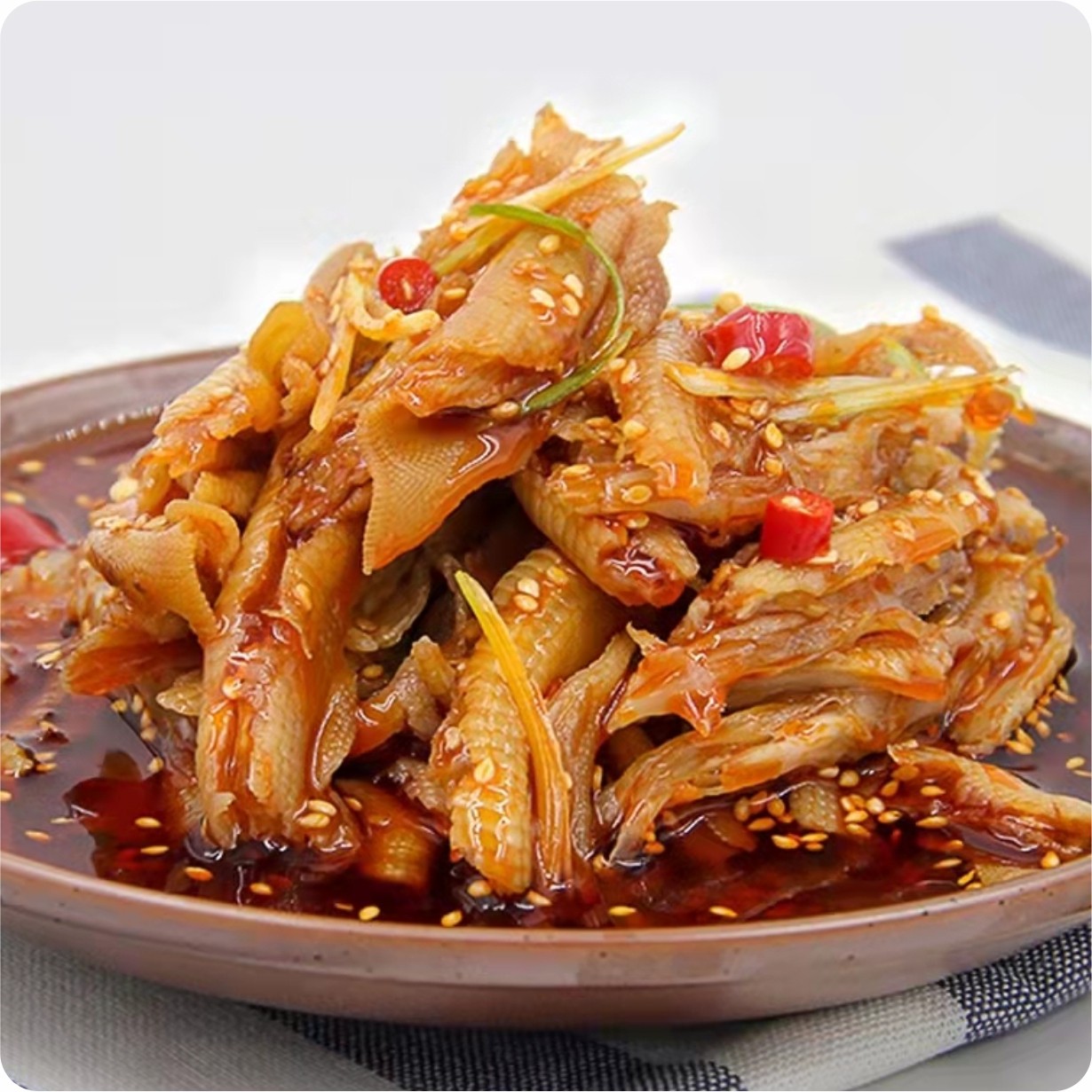 春之源麻辣鸭掌去骨无骨鸭掌香辣预制菜凉拌菜川菜麻辣鸡爪同款油,淘宝优惠券,粉丝福利购,淘宝优惠卷