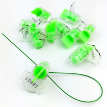 Custom Plastic Swivel Lead Seal Electric Meter Water Meter Logistics Refueling Tanker Lead Seal Plastic Seal T Strip Lead Seal Cingulum Wire Package