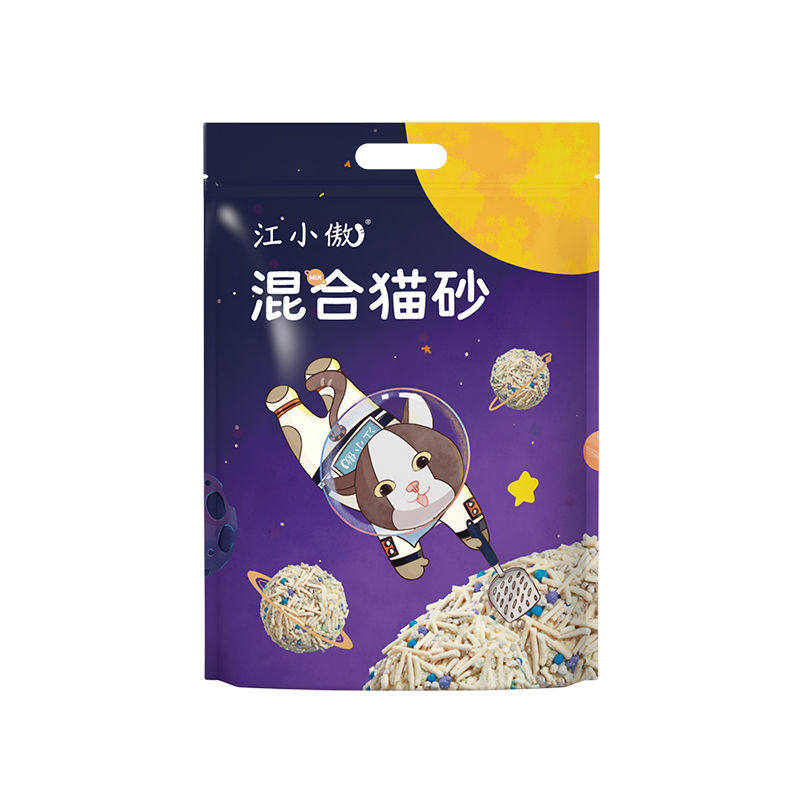 江小傲混合猫砂10公斤豆腐猫砂膨润土猫砂吸水结团除臭包邮2.5kg