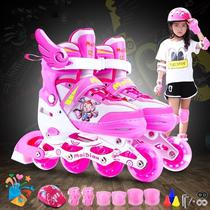 Skate Shoes Children Ice Skating Shoes Mens Skating Children Suits 3-5-7-9-12-year-old Roller Skate All-girl Wheels Skating Shoes