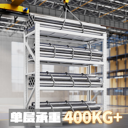 重型仓储货架仓库置物架多层超市收纳储物货物架架子家用铁架靠墙 - 图1