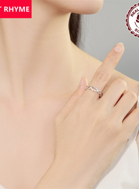 跨境专供S925纯银荆棘枝条开口戒