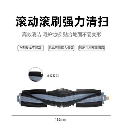 适配科沃斯地宝配件X1/T5/T8/T9/T10/T20滚刷滤网尘袋清洁液耗材 - 图1
