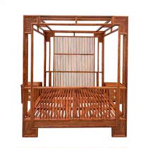 Hedgehog Purple Sandalwood New Chinese Shelf Bed Supear Furniture Bedroom Flowers Pears Wood Double Peoples Bed Kyocera Su Pear Pluso bunk bed