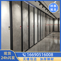 Ceramic Tile Exhibition Shelf Sample Show Shelf Multi-Function High-end Package Edge Seamless Floor Type Ceramic Punching Tube Rack