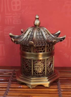 古凉亭香炉镂空复熏家居办