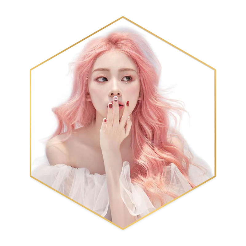 理发店墙面装饰画发廊网红发型图片六边形美发店挂画沙发背景墙画,淘宝优惠券,粉丝福利购,淘宝优惠卷