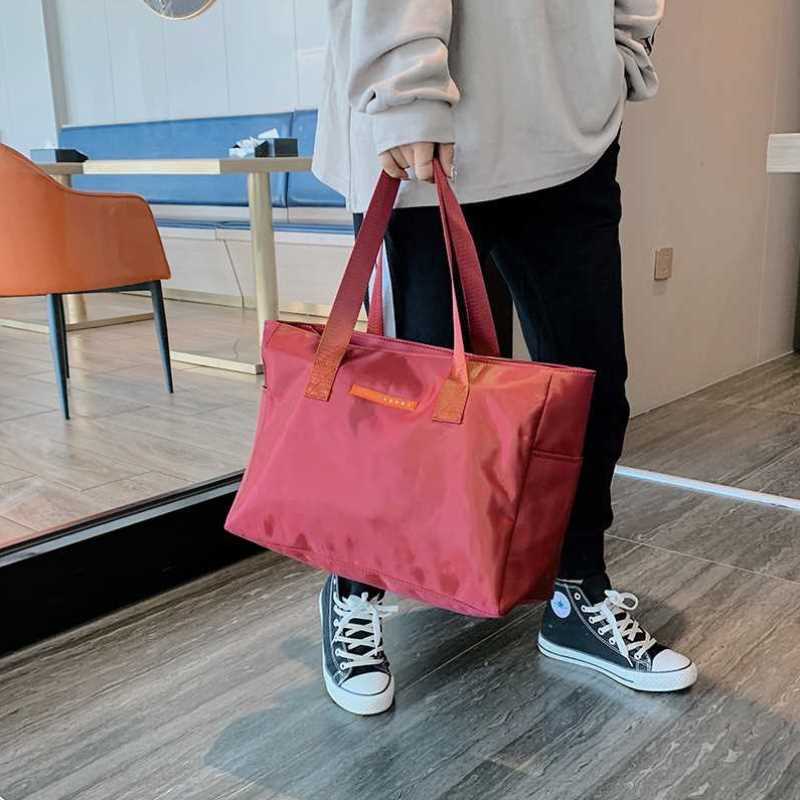 旅行包女小型轻便出差多功能行李包短途简约便携袋子手提外出时尚