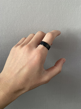 维京文钛钢高级感戒指