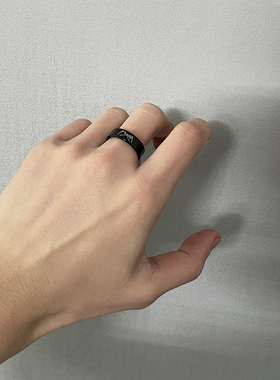 约定誓言钛钢百搭戒指
