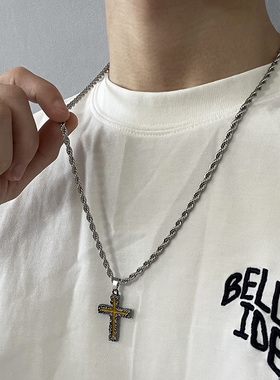 十字架吊坠欧美暗黑项链