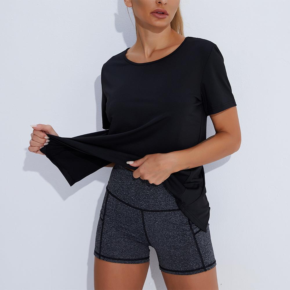 clothes quick-drying breathable fashionable mesh gym women - 图2