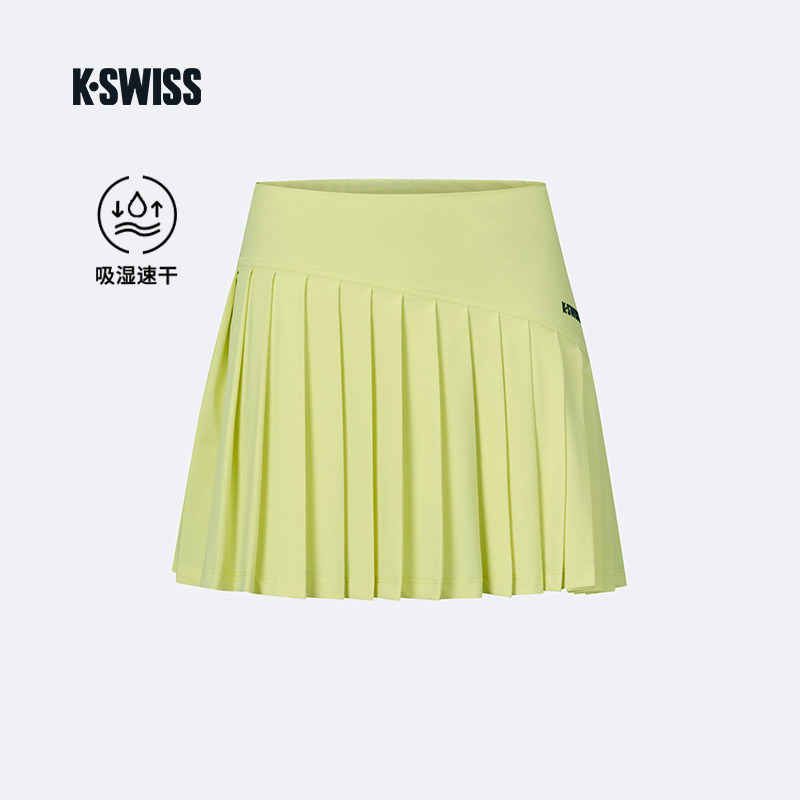 KSWISS盖世威新款网球裙女款速干透气百褶裙