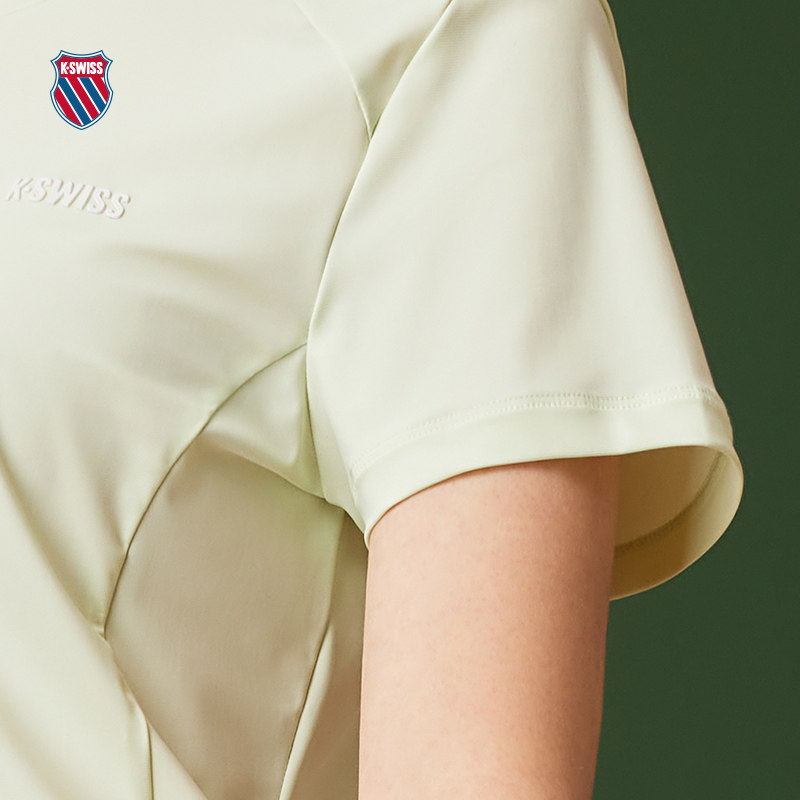 KSWISS盖世威T恤女凉感夏速干衣运动圆领百搭T恤网球服1910097,淘宝优惠券,粉丝福利购,淘宝优惠卷