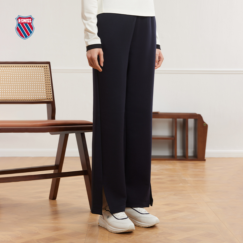 KSWISS盖世威运动裤女装 春季 时尚经典舒适百搭针织长裤 199900 - 图0